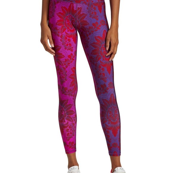 NWT EXCLUSIVE Terez Ruby Amethyst Damask Leggings XS - Picture 7 of 16